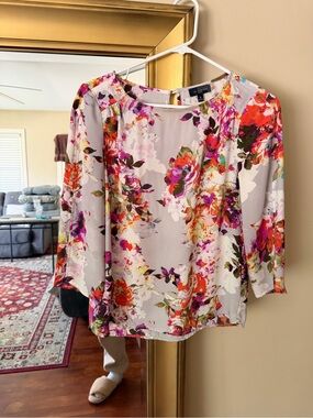 The Limited floral blouse